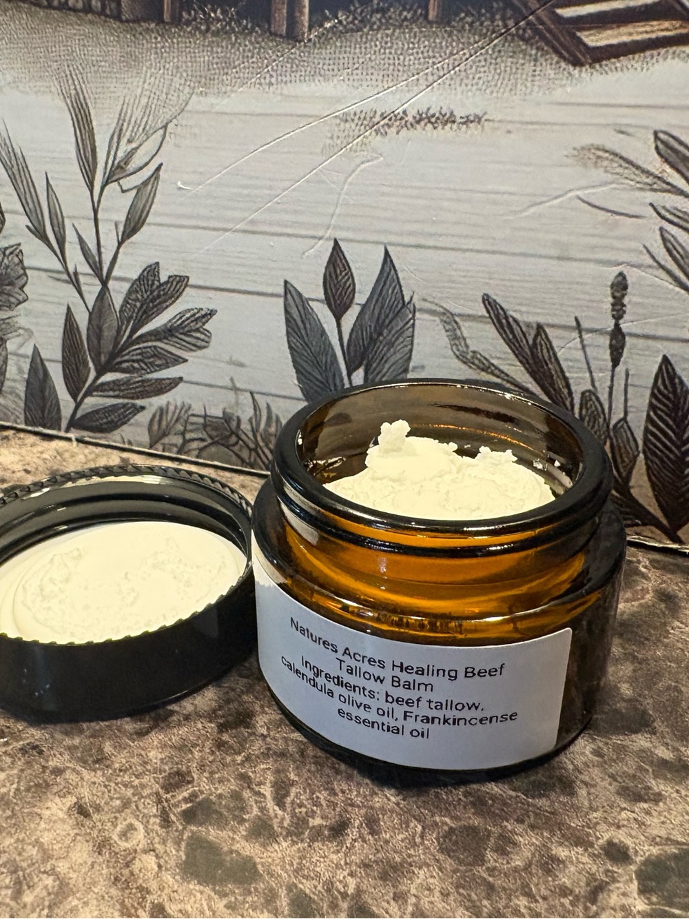 Natures Acres Healing Beef Whipped Tallow Balm -